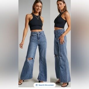 NWT Levi's Ribcage Bell Women's Flare Jeans in Classic Blue